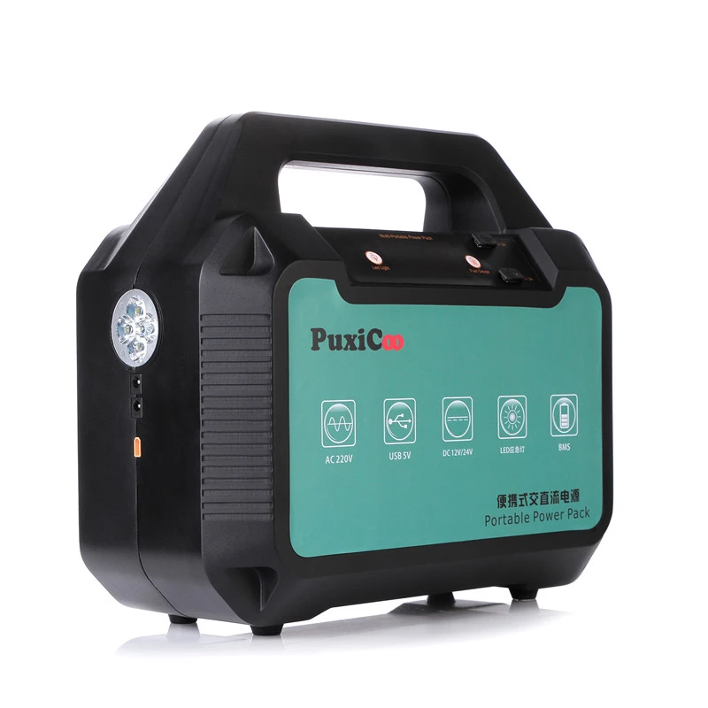 PUXICOO 1000W Lithium Battery Home Backup 220v Portable Generator