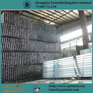 Q235 mild carbon steel profile galvanized square hollow section iron pipes
