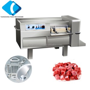 Hot sale meat cube cutting machine for home meat dicer chicken cutting  machine automatic Good after-sales service