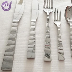 QT03530 dinner useful knife and fork metal cutlery sets tableware dinnerware for event