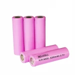 Rechargeable Li ion battery 18650 3.7v 2200mah for flash light