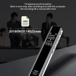 Recording pen noise reduction student business meeting dedicated long standby large capacity external recording pen MP3 player