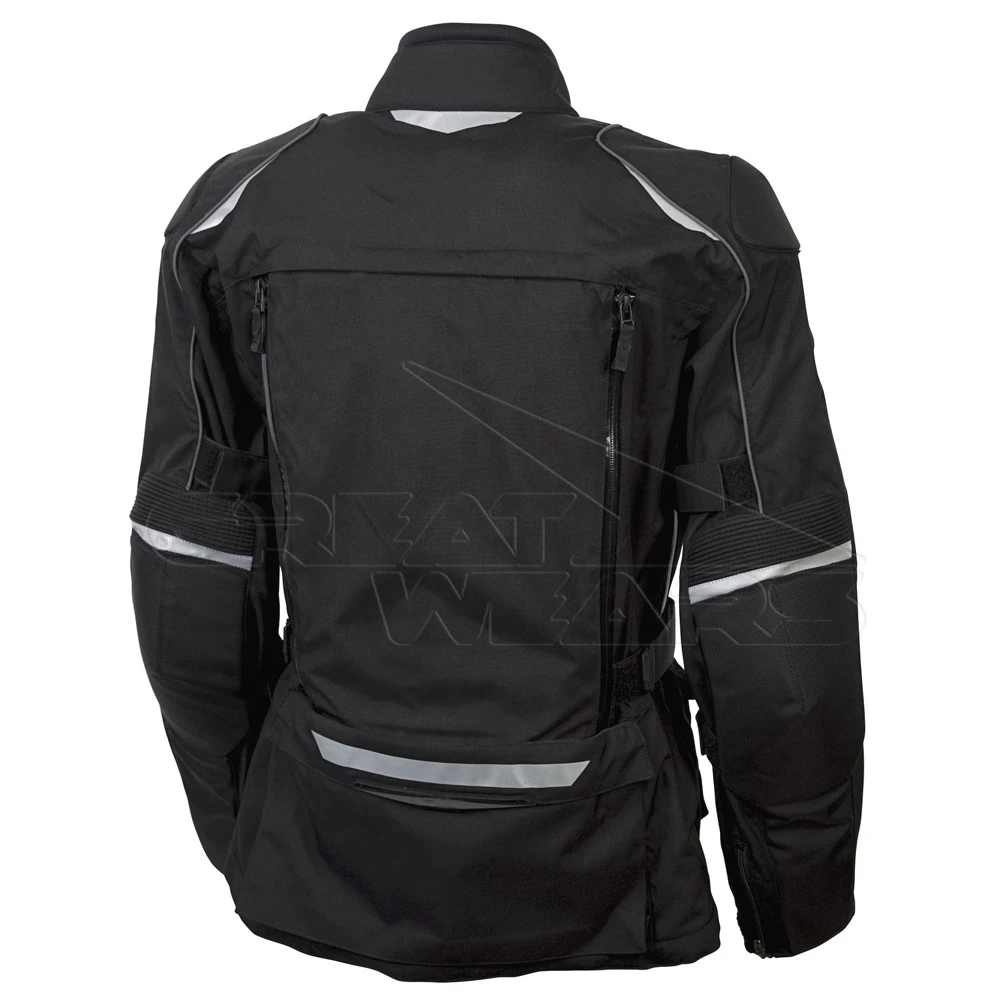 Regular Fit Men&#x27;s Fashion Style Touring Cordura Racing Textile Jacket with Safety Protective Armors