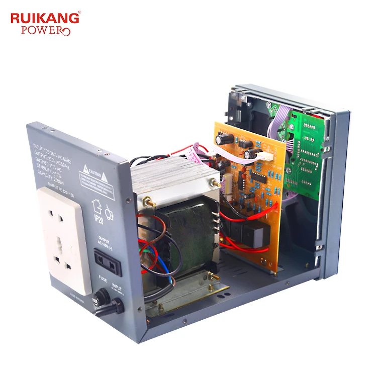 Relay Type Single Phase 500w 1kw-5kw 220v 230v AC Automatic Voltage Regulator for Home Using