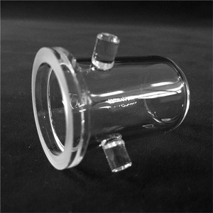 resistance high temperature high purity quartz crystal crucible with 3 legs
