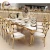 Import restaurant event mdf banquet hall table for weddings from China
