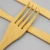 Import Reusable three-piece bamboo fiber tableware set  biodegradable zero waste disposable bamboo tableware with fork spoon and knife from China
