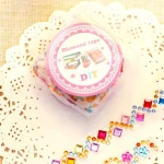 Rhinestone trim sticker Hot fix rhinestone tape chain DIY wedding dress belt tape ribbon Resin Diamond Tape