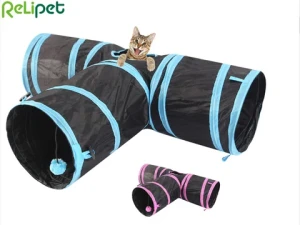 RL-PT019 Hot Sale Large Cat Tunnel Pet Toy Cat Tunnel Interactive Toy Folding Pet Tunnel