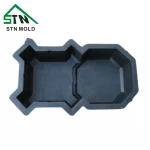 Rode tile concrete plastic mold pavement form paver rubber interlocking brick paving stone mould