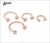Import Rose Gold PVD 316L Stainless Steel Circular Barbell ,Horseshoe Body Piercing Jewelry with Ball from China