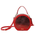 Round Shiny Customized Ladies Party evening bag Bridal Wedding Women Clutch Bag