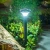 round solar 170mm 7W pillar lamp yard garden wall door post landscape lamp light