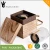 Import Rustic raw wood rectangle square shape honey bottle packaging boxes handmade gift box from China