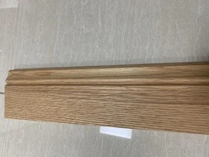 S4S American Red oak solid Timber wooden mouldings for decorative ceilings cornice crown moulding
