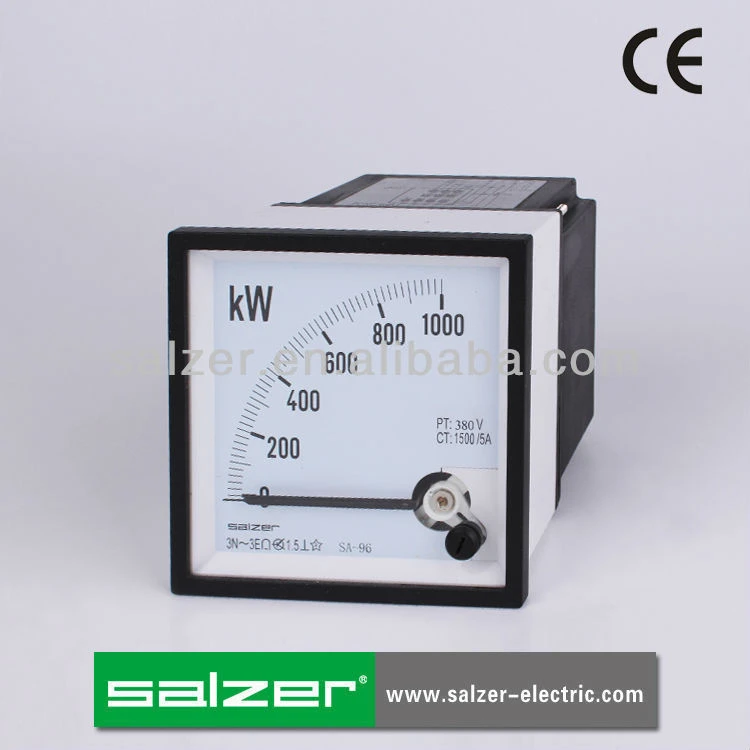 SALZER SA-W96(C) 96x96mm  AC Analog Power Panel Meters
