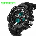 SANDA Brand 289 Watch Men G Style Waterproof Sports Military Watches Hombre Men's Luxury Shock-Resistant Analog Digital Watch