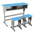 School Furniture High Quality Single School Student Desk and Chair for middle school