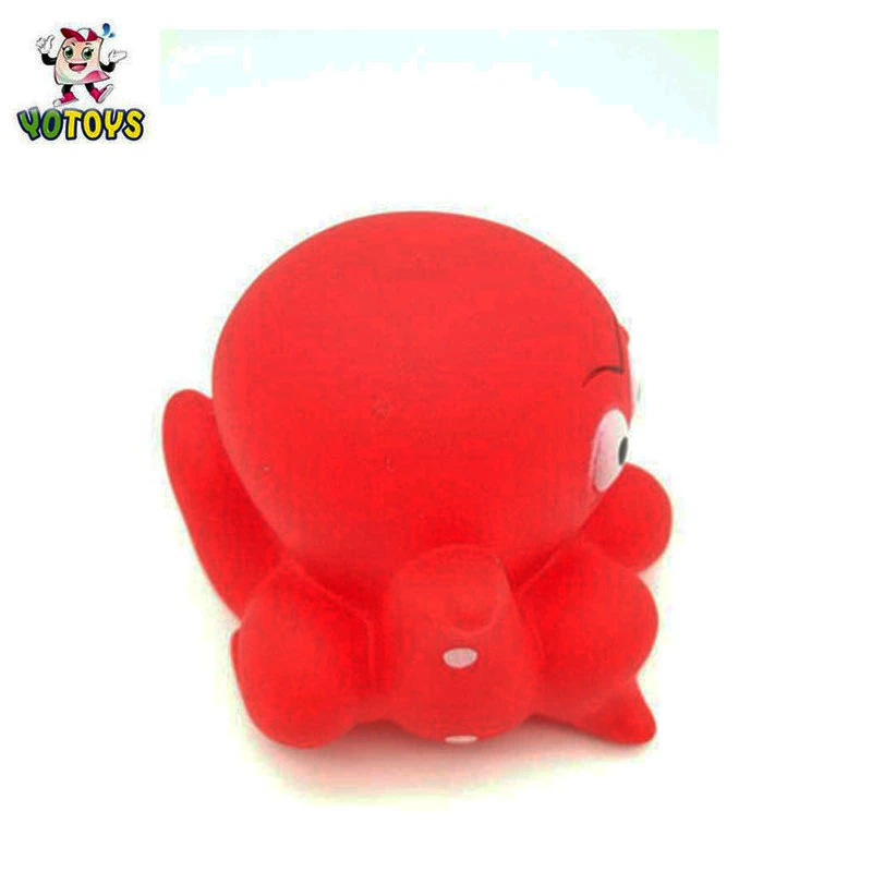 Sea Animal Eco-friendly PVC Rubber Toy Factory Wholesale Octopus Bath Toy