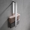 Self Adhesive Wall Mounted Brushed Stainless Steel 304 Bathroom Towel Holder Rack Towel Bar without Drilling