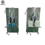 Semi Automatic bottle filling machine forbeverage honey shampoo nail cosmetic plastic paint bottle.