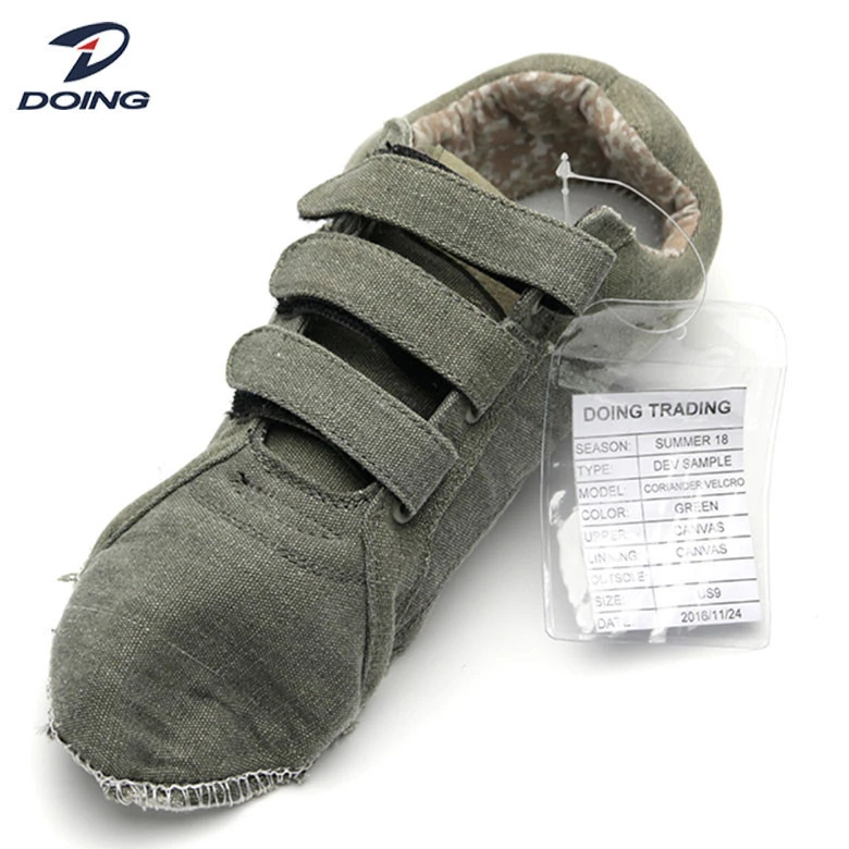 Semi finished men sport shoes canvas material upper
