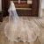 Shenglan Customize Two layer Bridal Veil European Fashion 4*3 meter Long Lace Bridal Veils With Comb Bride Hair Accessories