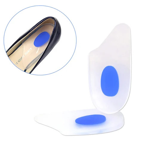 Silicone gel insole high heel cup pads self-adhesive heel cushion pads