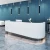 Import Simple and modern company office reception desk paint curved creative bar cabinet beauty salon front desk from China