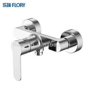 single lever brass body chromed surface shower faucet bath tap