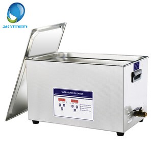 Skymen industrial ultrasonic cleaner 30L for auto engine parts /medical instruments/ Various metal parts cleaning