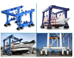 small boat crane lifting gantry crane/floating boat lift prices