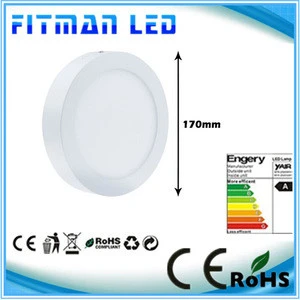 SMD2835 12W round surface mounted led ceiling light with CE RoHS