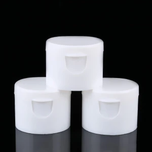 Smooth surface ribbed surface customized multi color PP plastic flip top caps lids for bottles 28MM