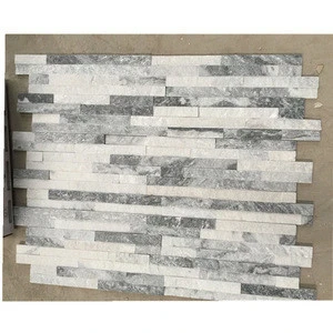 SN07 gray cloudy marble cultured stone wall cladding stone natural stone