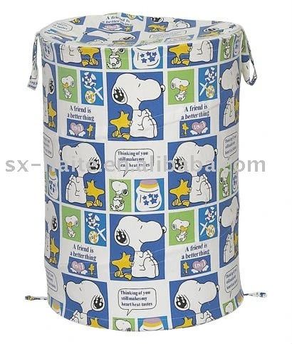 Peanuts Snoopy Collapsible Mesh Laundry Hamper Breathable Navy Inspired by  You.