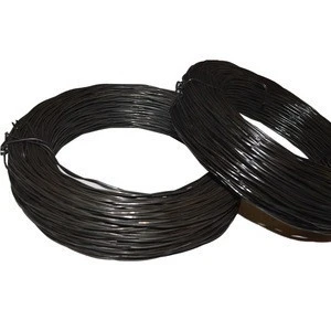 Soft 16 gauge 24 gauge annealed twist tie iron black wire