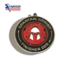 Soft enamel logo silver plated iron token horse trophies and awards