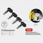 Solar power TPMS tire pressure monitoring system digital tire gauge  433.92 mhz