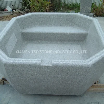 Solid Surface Freestanding/Pedestal Marble Stone Bathtub for Bathroom Bath Tub