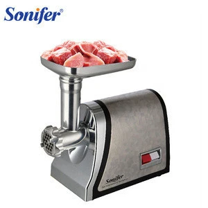 Sonifer Household Kitchen Food Processing Stainless Steel Electric Meat Grinder 1800W