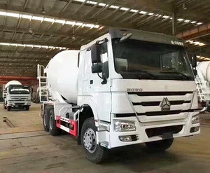 source supplier sale 7 - 14 m3 sany shacman hino howo used 16t 18t 20t concrete mixer mix truck