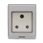 south africa type 250v/16A 1gang outdoor waterproof power socket with switch box