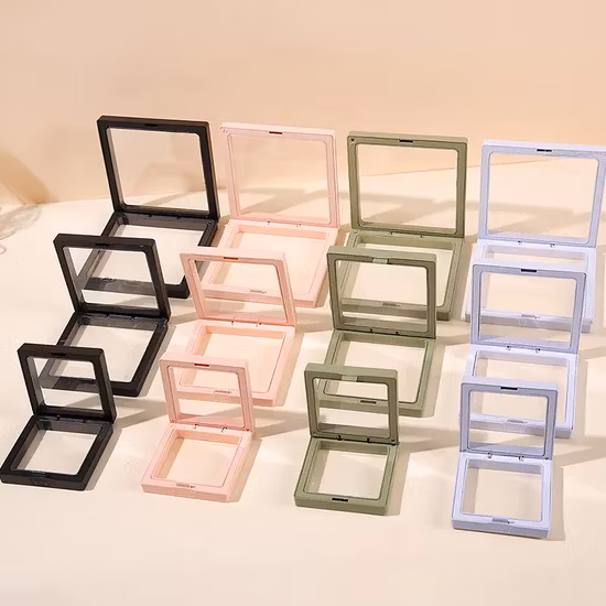 Clear Plastic Storage Box for Product Display and Organization