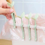 Sprout shape Garbage bag holder clip Trash Bin Waste Bin Garbage bag Anti-slip anti-dropping clip