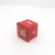 Import Square shape small metal tin boxes custom embossed tin box from China