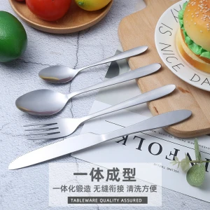 Stainless steel cutlery steak knife fork spoon set cutlery