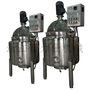 stainless steel electric heating jacket almond milk machine with wet colloid mill and high shear homogenizer