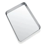 stainless steel food grade perforated baking tray