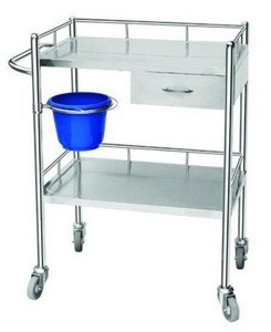 Stainless Steel Medical Trolley with Drawers with Good Quality